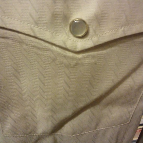 2 WESTERN DRESS SHIRTS- WRANGLER MADE IN USA SZ 17X35/ PANHANDLE SLIM SZ 17X35 - Picture 7 of 9